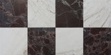 Avant Garde 12x12 Breccia Vino Modern Tumbled Square Tile