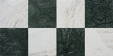 Avant Garde 12x12 Verde Reale Modern Tumbled Square Tile