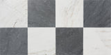 Avant Garde 4x4 Daphne White Modern Tumbled Square Tile