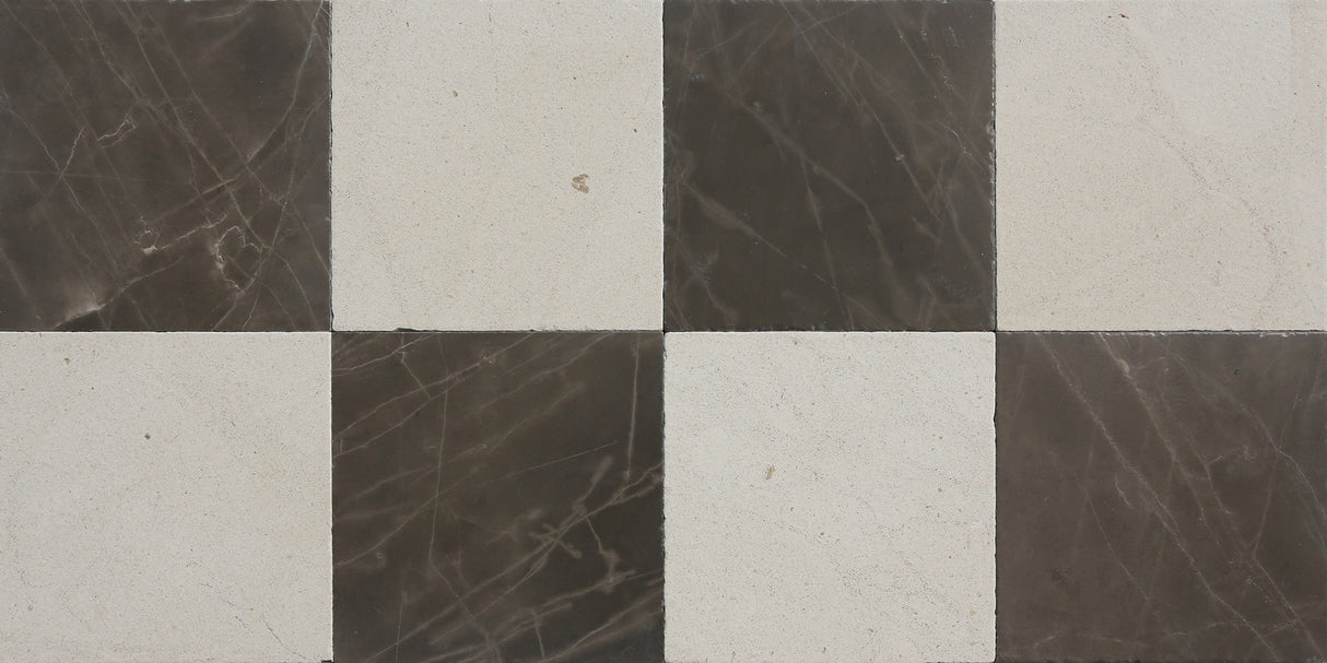 Avant Garde 12x12 Porto Beige Modern Tumbled Square Tile