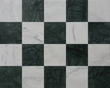 Avant Garde 12x12 Verde Reale Modern Tumbled Square Tile