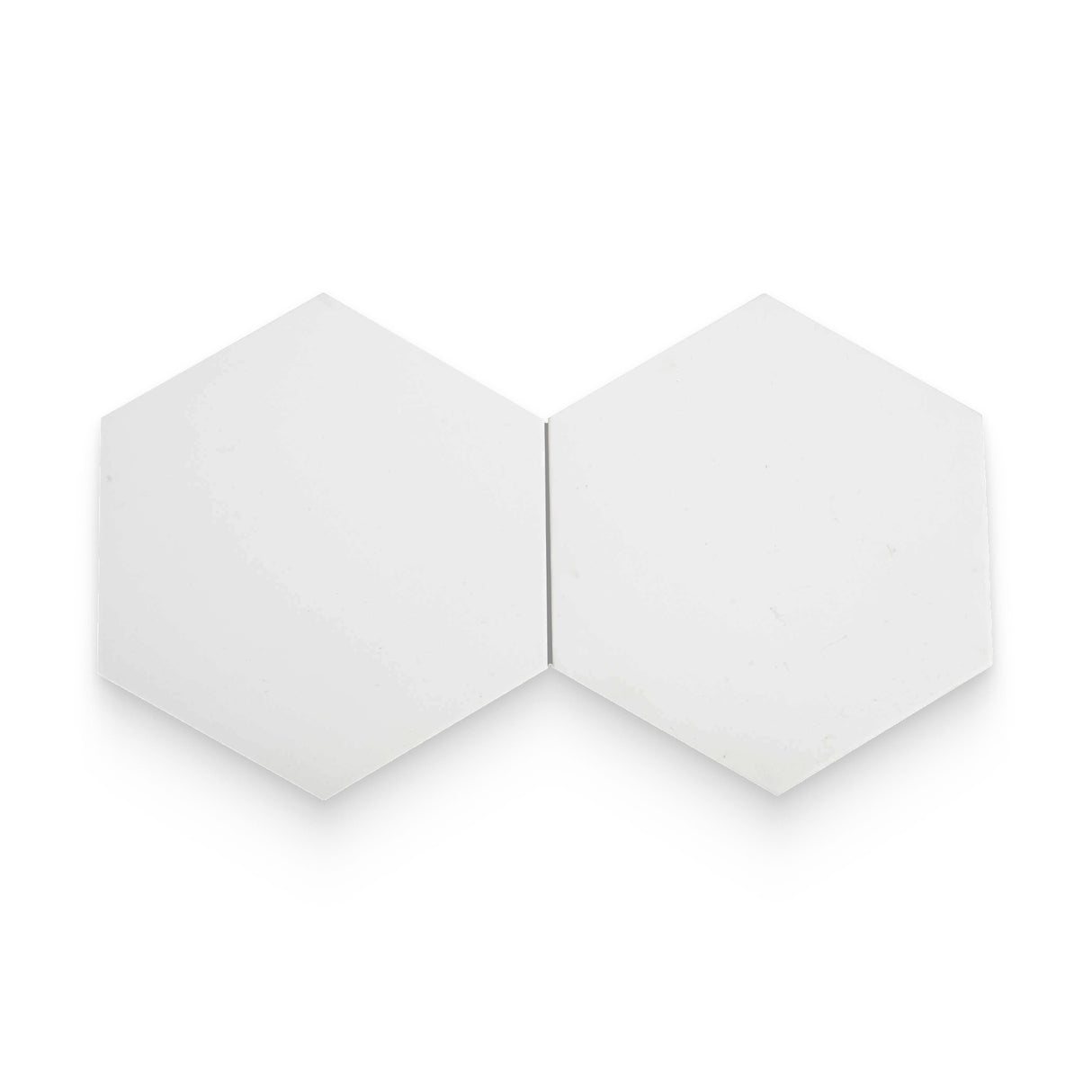 Radar 8x9 Blanco Solid Matte Hexagon Tile