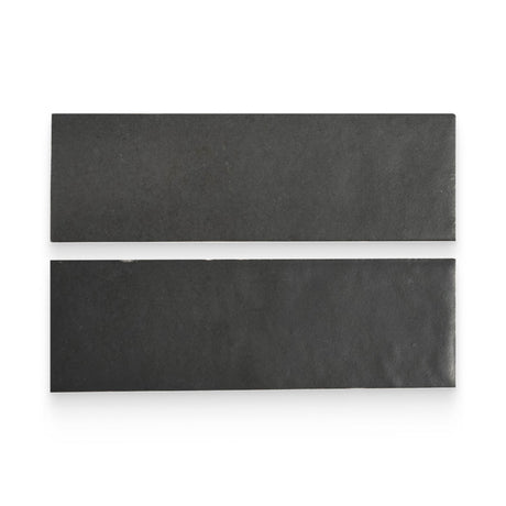 Artisan 2.5x8 Black Matte Rectangle Tile