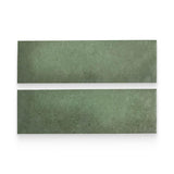 Artisan 2.5x8 Malachite Matte Rectangle Tile