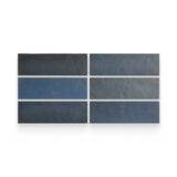 Artisan 2.5x8 Sea Blue Matte Rectangle Tile