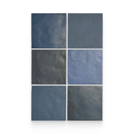 Artisan 5x5 Sea Blue Matte Square Tile