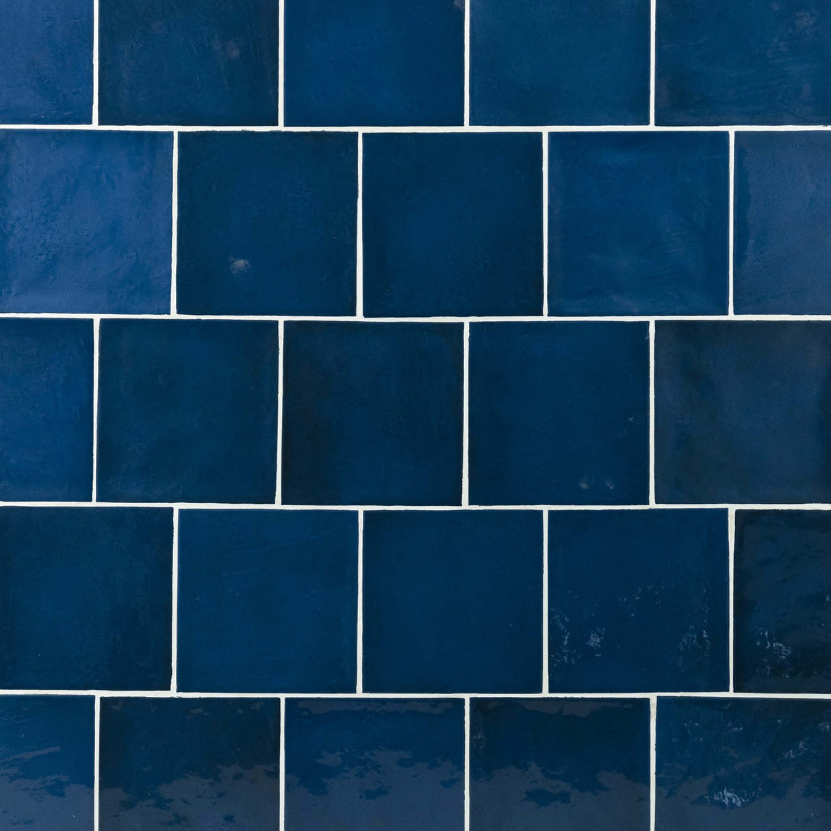 Country 5x5 Blue Glossy Square Tile