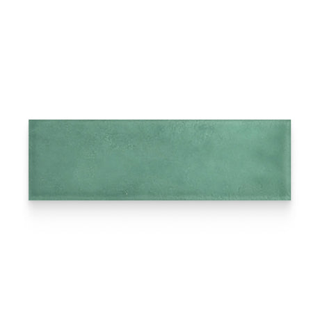 Country 2.5x8 Esmerald Green Glossy Rectangle Tile