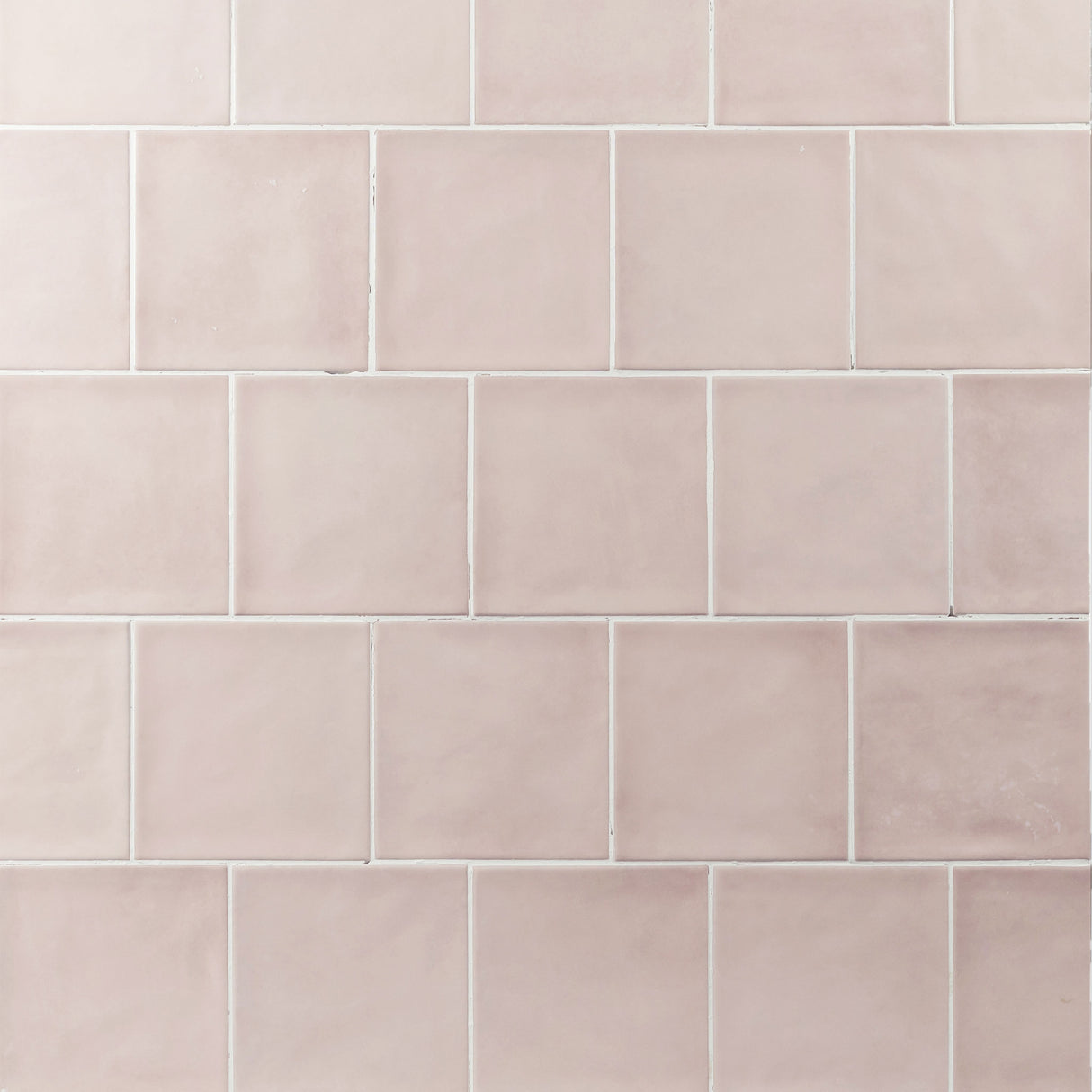 Country 5x5 Pink Glossy Square Tile