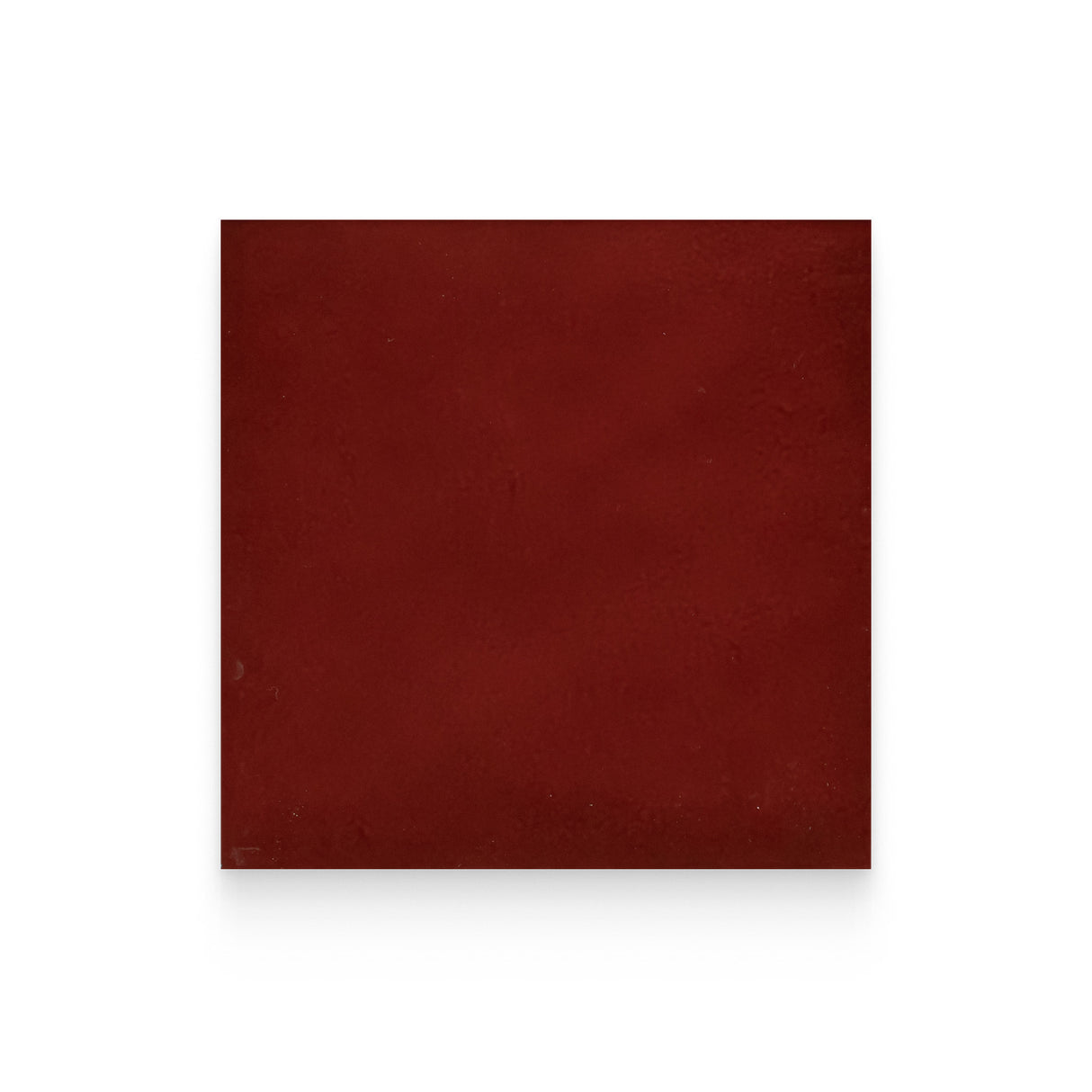 Country 5x5 Red Glossy Square Tile