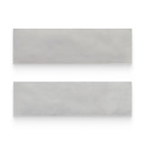 Country 2.5x8 Silver Glossy Rectangle Tile