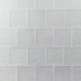 Country 5x5 Silver Glossy Square Tile