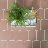 Capri 5.5x4 Clay Matte Fan Tile