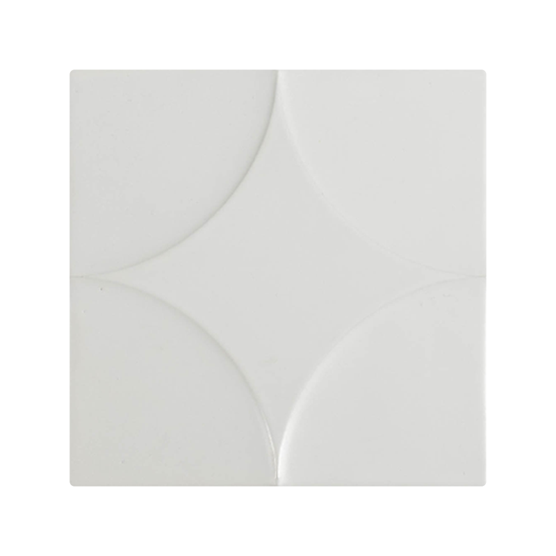 Akuza 6x6 Day Matte - Relief Square Tile