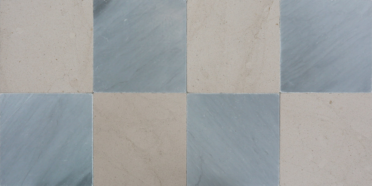 Avant Garde 12x12 Bardiglio Imperial Modern Tumbled Square Tile