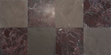 Avant Garde 12x12 Breccia Vino Modern Tumbled Square Tile