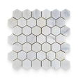 2x2 Bianco Bello Honed Hexagon Mosaic