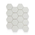 3x3 Thassos White Polished Hexagon Mosaic