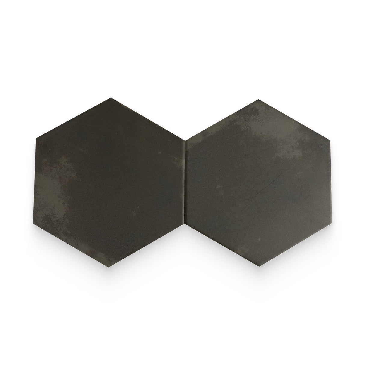 Radar 8x9 Negro Solid Matte Hexagon Tile