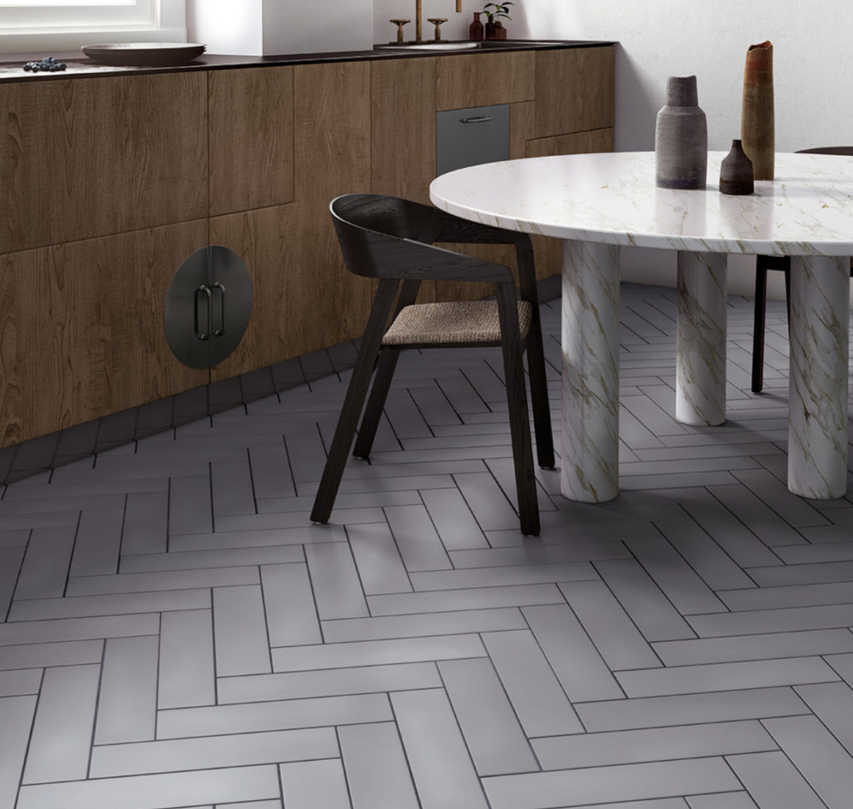 Forte 3.5x14.5 Simply Grey Matte Rectangle Tile