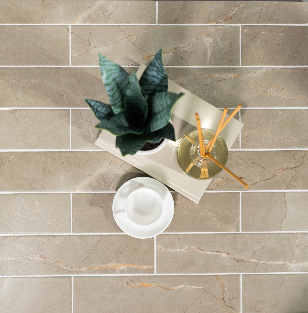 Bistro 3x12 Pulpis Taupe Matte Rectangle Tile