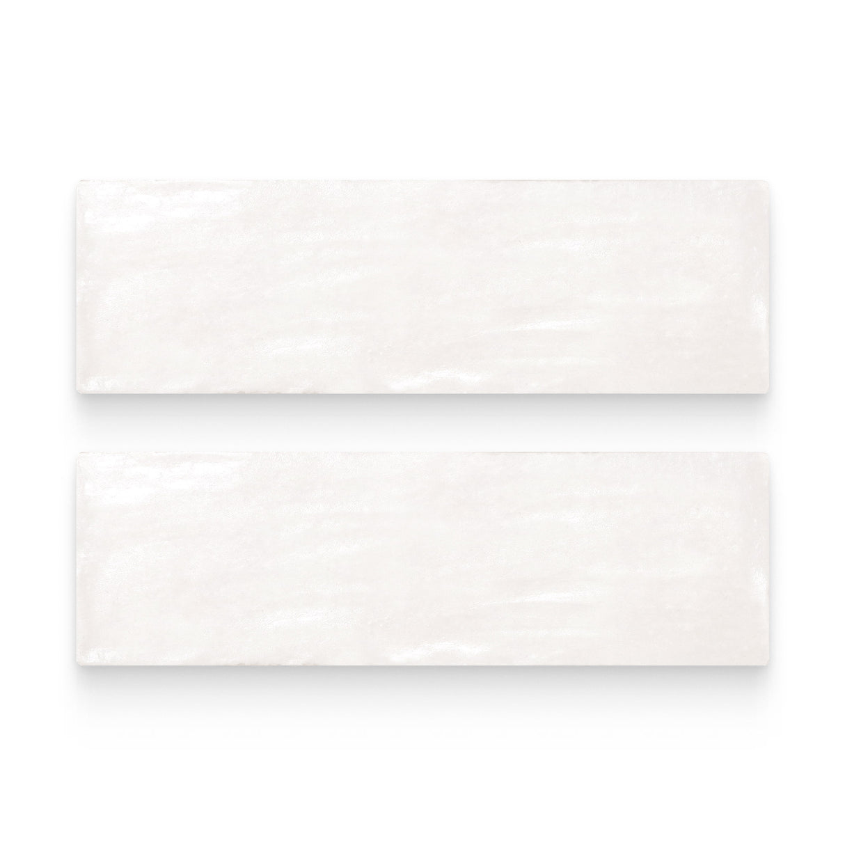 Magma 2.5x8 White Glossy Rectangle Tile