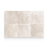 Paver 24x24 Cross Cut White Matte Square Paver