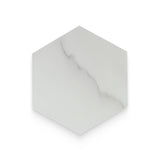 Bistro 8x9 Statuary White Matte Hexagon Tile