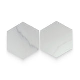 Bistro 8x9 Statuary White Matte Hexagon Tile