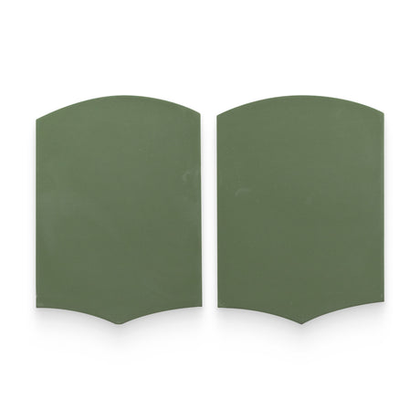 Capri 5.5x4 Pesto Matte Fan Tile