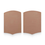 Capri 5.5x4 Clay Matte Fan Tile