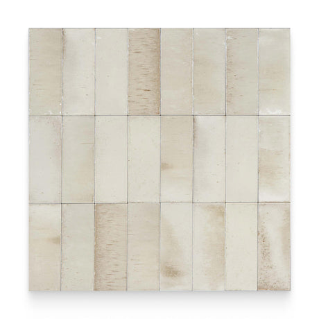 Breeze 2x6 Beige Glossy Rectangle Tile