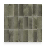 Breeze 2x6 Grigio Glossy Rectangle Tile