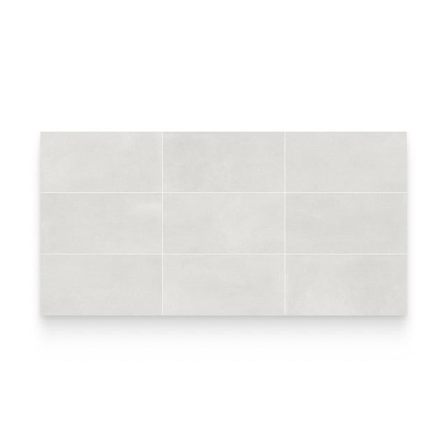 Masterplan 24x48 White Avenue Matte Rectangle Tile