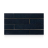 Shinrin 1.57x9 Blue Matte Rectangle Tile