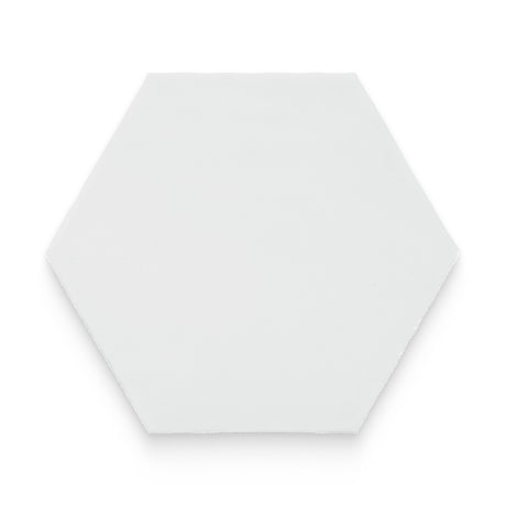 Watercolors 6x6 Powder Glossy Hexagon Tile