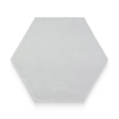 Watercolors 6x6 Silver Glossy Hexagon Tile