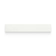 Essential 2x12 Canvas White Glossy Rectangle Tile