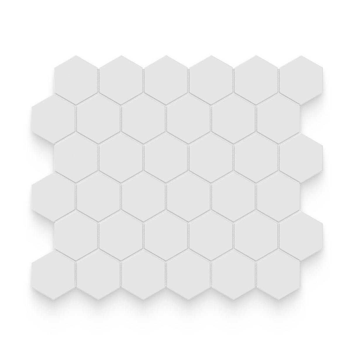 Essential 2x2 Vintage Grey Matte Hexagon Mosaic