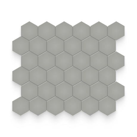 Essential 2x2 Cement Chic Matte Hexagon Mosaic