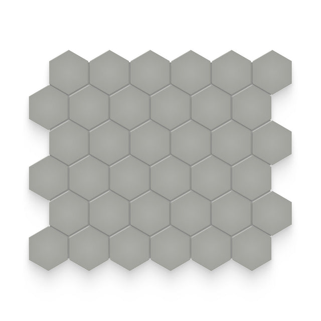 Essential 2x2 Cement Chic Matte Hexagon Mosaic