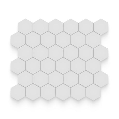 Essential 2x2 Gallery Grey Matte Hexagon Mosaic