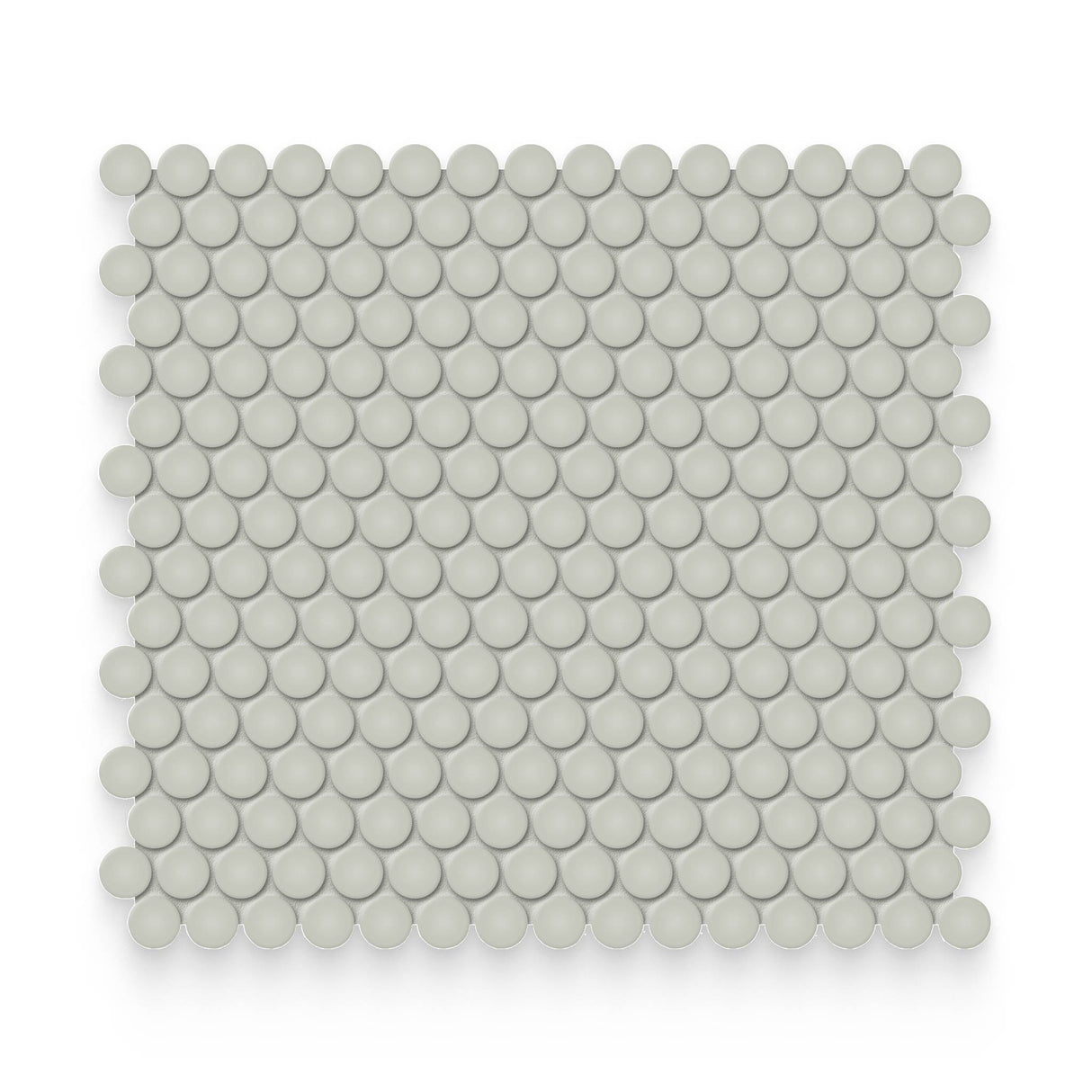 Essential 0.75x0.75 Soft Sage Matte Round Mosaic