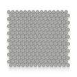 Essential 0.75x0.75 Cement Chic Matte Round Mosaic