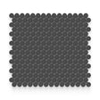 Essential 0.75x0.75 Retro Black Matte Round Mosaic