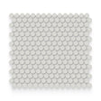 Essential 0.75x0.75 Halo Grey Matte Round Mosaic