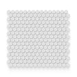 Essential 0.75x0.75 Gallery Grey Matte Round Mosaic