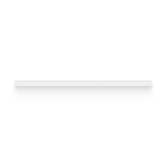 Essential 0.5x12 Canvas White Glossy Jolly Trim