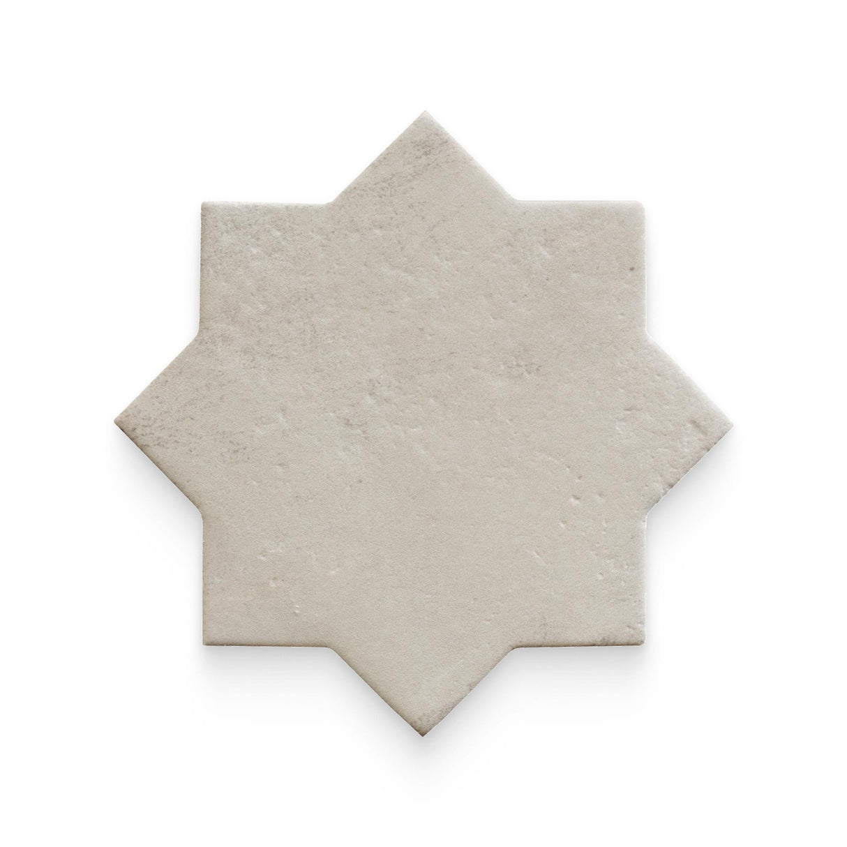 Star and Cross 6x6 Dove Matte Star Tile