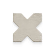 Star and Cross 6x6 Dove Matte Cross Tile